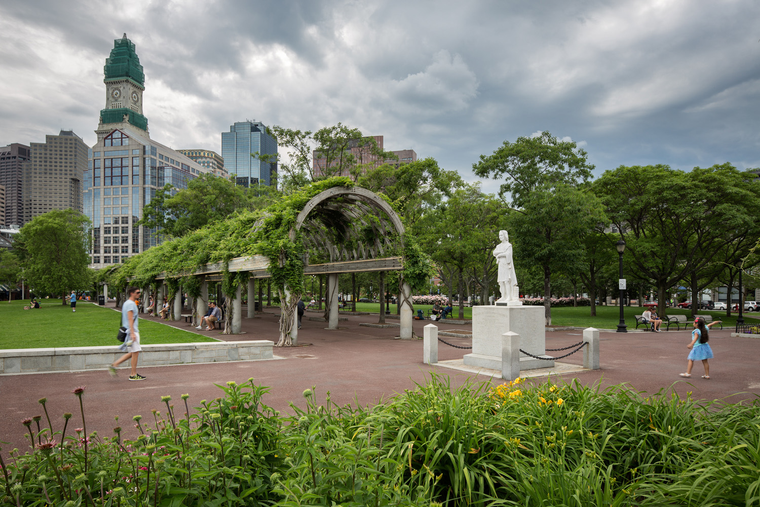 Boston HarborWalk and Christopher Columbus Waterfront Park