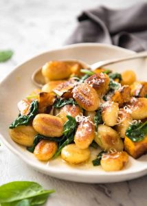 Pan-Seared Gnocchi with Parmesan-Roasted Squash
